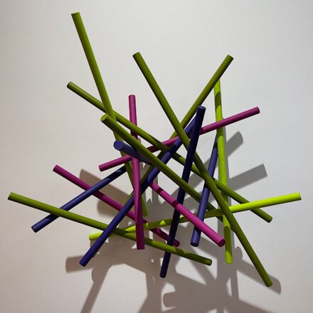Blue Ginger, wall sculpture by Chris Packer