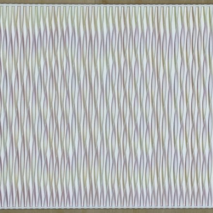 I've Got Sunshine by Chris Packer, acrylic on cotton tape on canvas, 73 x 153 cm